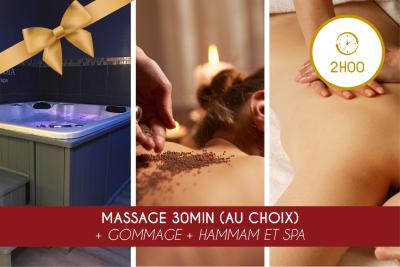 Massage 30min + Gommage + Hammam ET Spa