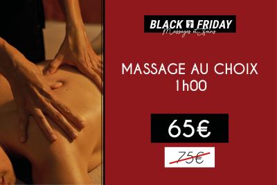 Massage au choix 1h | Black Friday