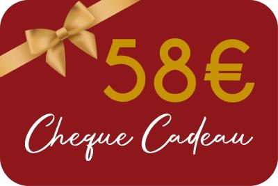Chèque Cadeau 58€