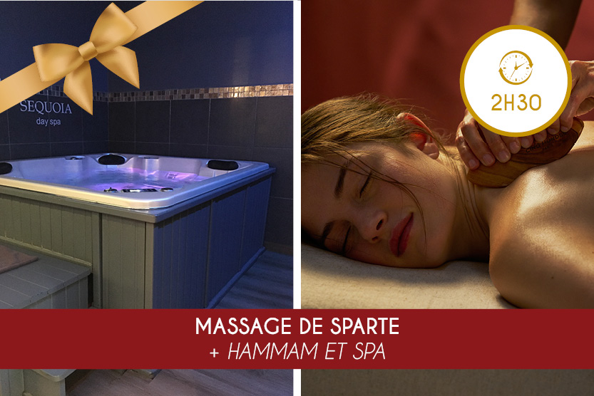Massage de Sparte (1h30) + Hammam ET Spa