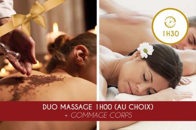 Duo Massage 1h00 (au choix) + Gommage Corps