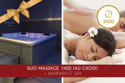Duo Massage 1h00 (au choix) + Hammam ET Spa